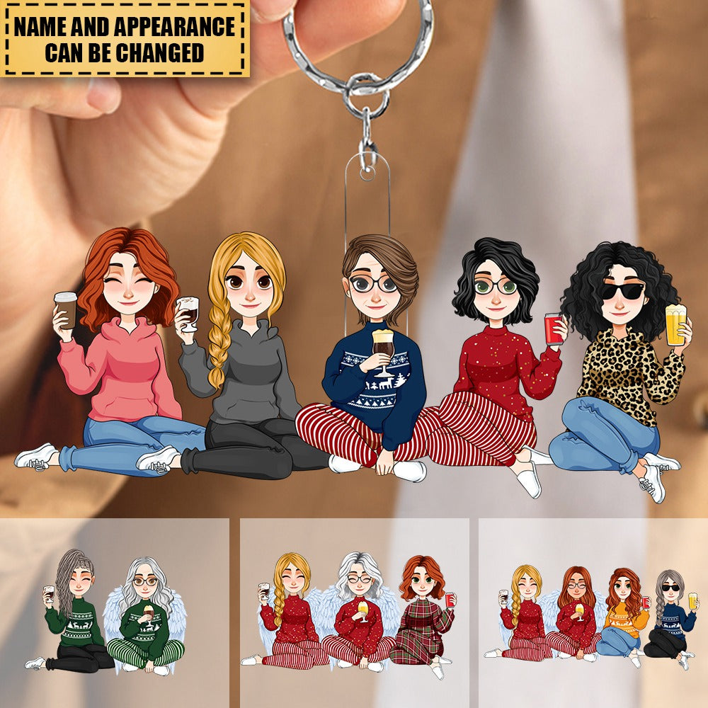 Always Sisters - Personalized Acrylic Keychain